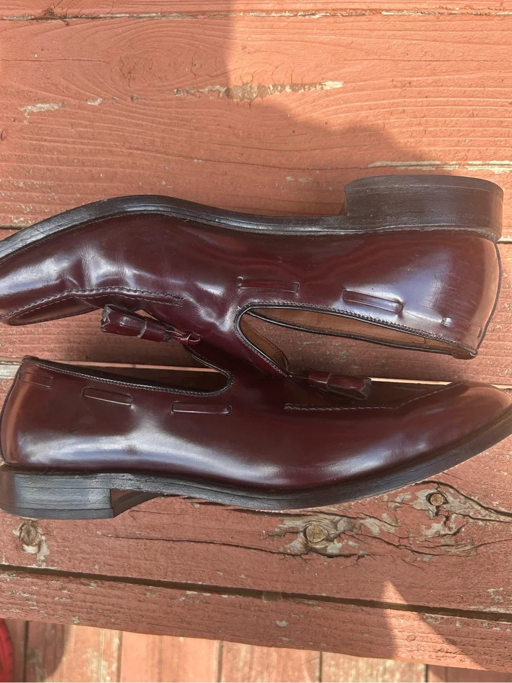 Allen Edmonds Saratoga Loafers Tassel Dress Shoes 8773 Sz 9.5 AAA Vintage